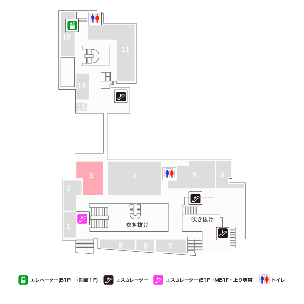 Tailor Fukuoka 新宿店 フロアマップ