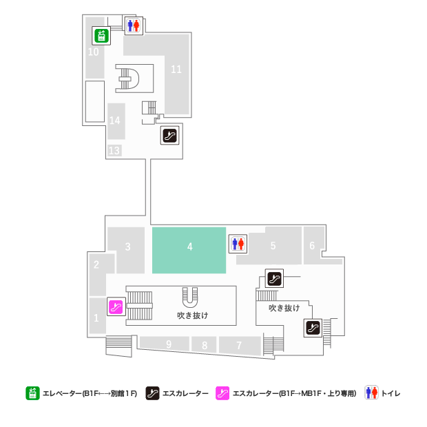 Brillia Gallery 新宿
東京建物株式会社 ブリリアギャラリー新宿 フロアマップ